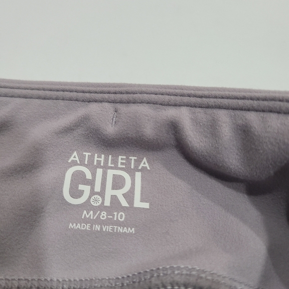 Athleta Girl Sz.M(8-10) Kids Lavender Leggings - Picture 4 of 9